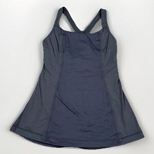 Lululemon Womens Size 6 Racerback Workout Tank Top Lightweight Gray